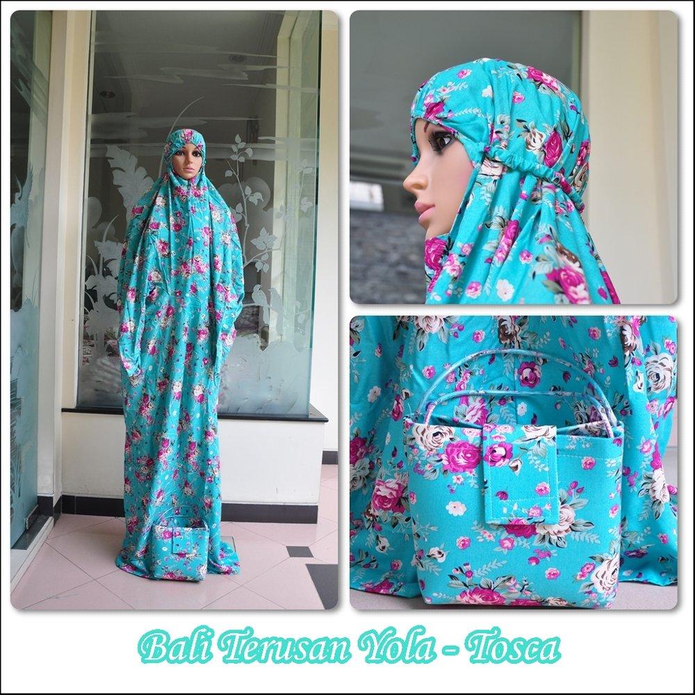 GROSIR MUKENA BALI TERUSAN YOLA TOSCA di lapak Grosir Mukena Dessy mukenadessy