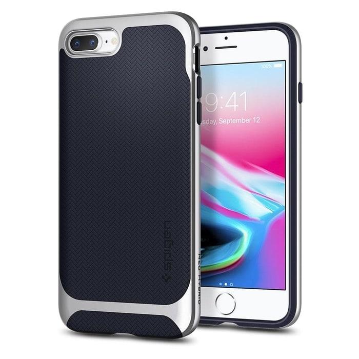 Casing / Cover Herringbone iPhone 8 Plus/7 Plus Ori - Satin Silver Original Murah