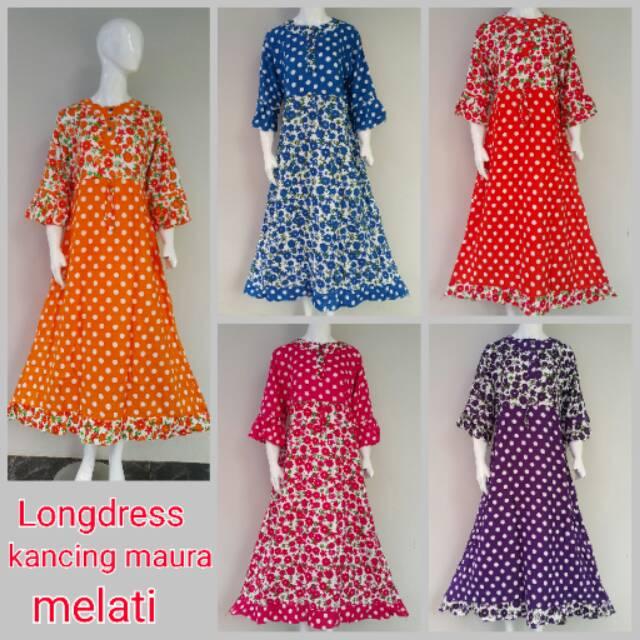 Gamis melati Daster baju grosir murah baju wanita kekinian baju cewek tanah abang dress wanita harga 4 warna