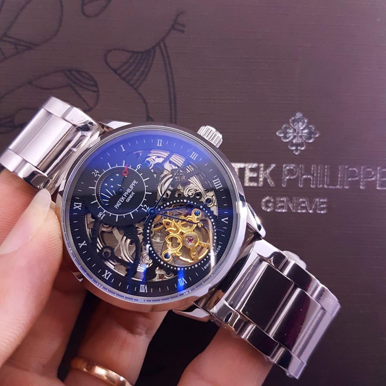 JAM TANGAN PATEK PHILIPPE SILVER