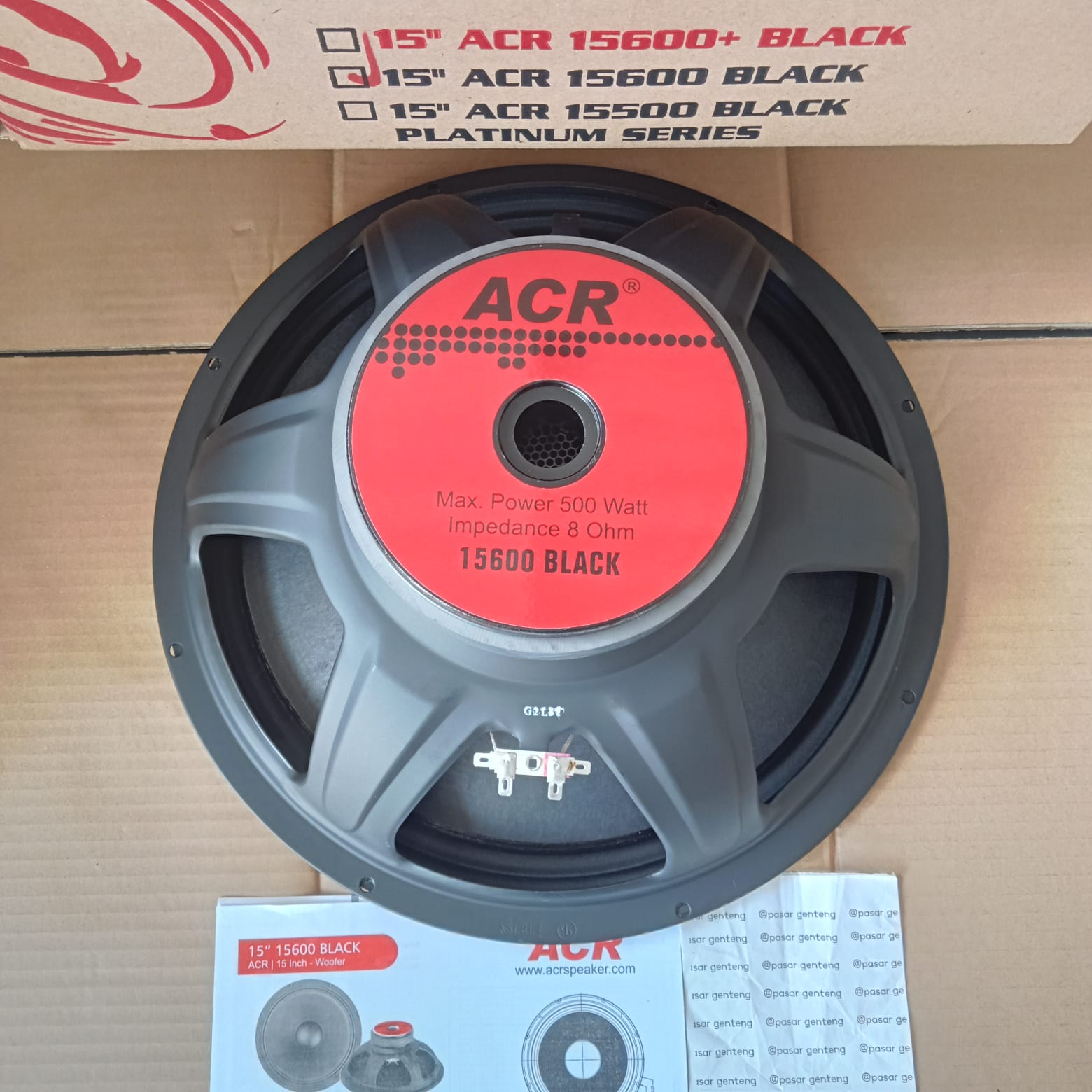 Subwoofer Box Speaker Acr 15500 500 Watt Acr 15 Inch Woofer