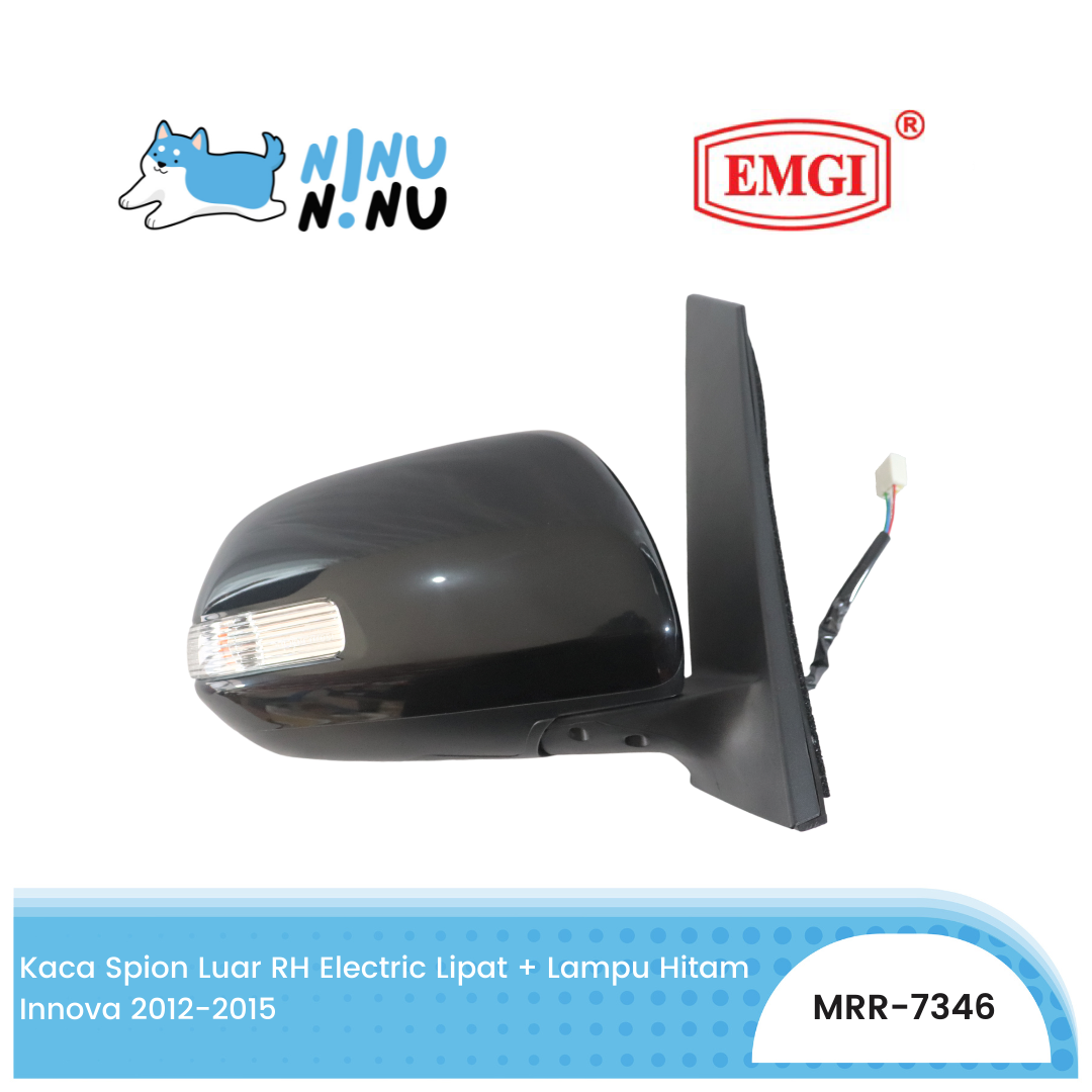 Kaca Spion Elektrik Lipat dengan lampu Toyota Innova 2012 - 2015 Emgi Harga 988,250 rupiah*Gratis Ongkir