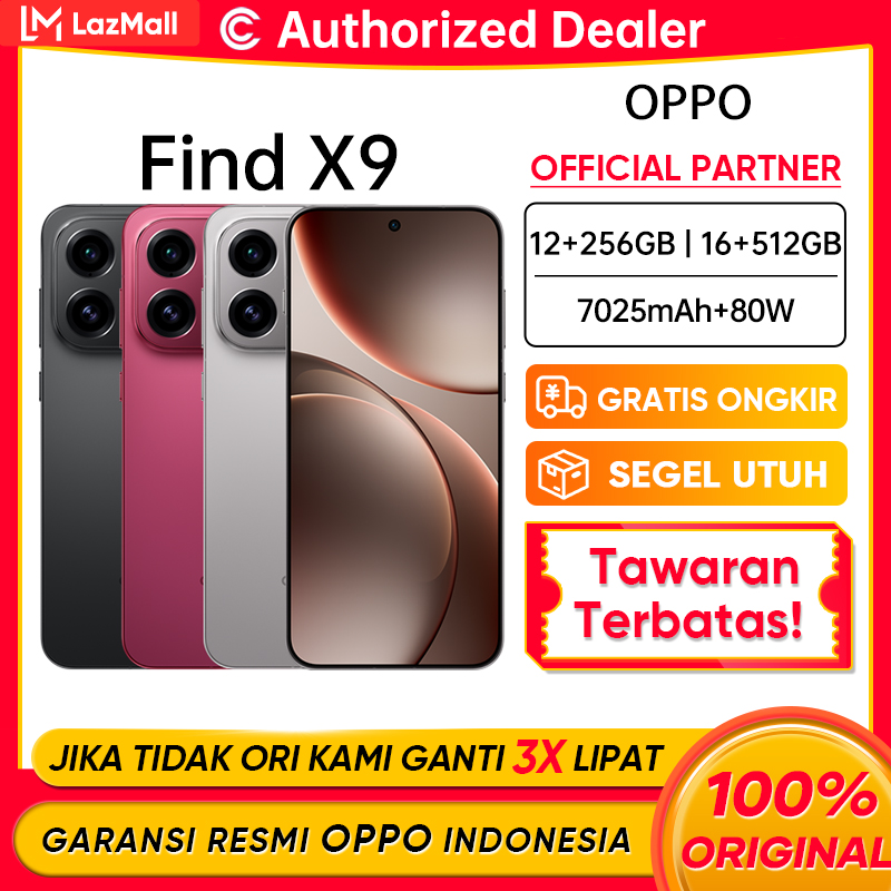 Oppo Find X9 (12/256Gb)(16/512Gb) Large Battery 7025 Mah, 50Mp Periscope Telephoto, Official Warranty Giá 14,999,000 Đồng*Miễn phí vận chuyển