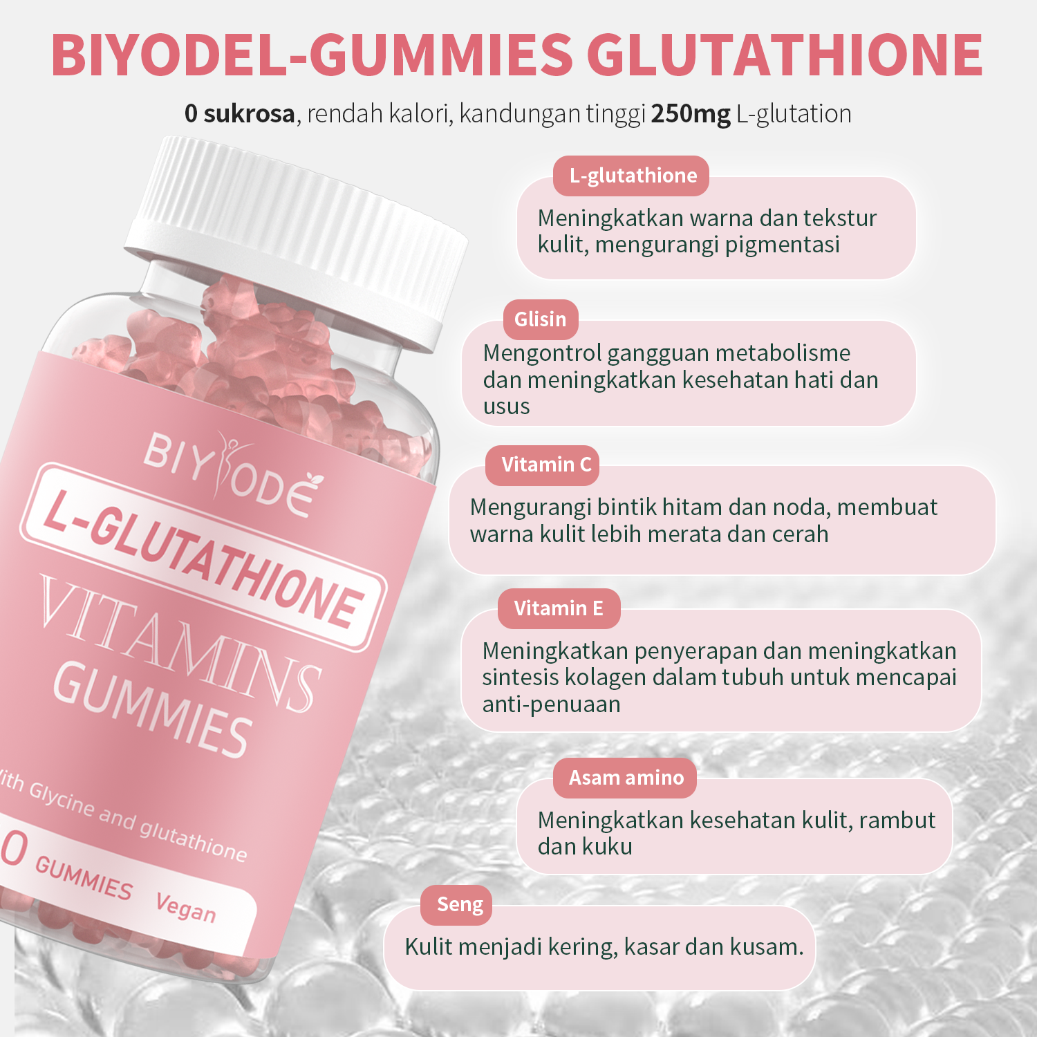 manfaat l glutathione Collagen dan L-Glutathione Punya Besar untuk Kesehatan dan Kecantikan Kulit 15 Manfaat Glutathione untuk Kesehatan