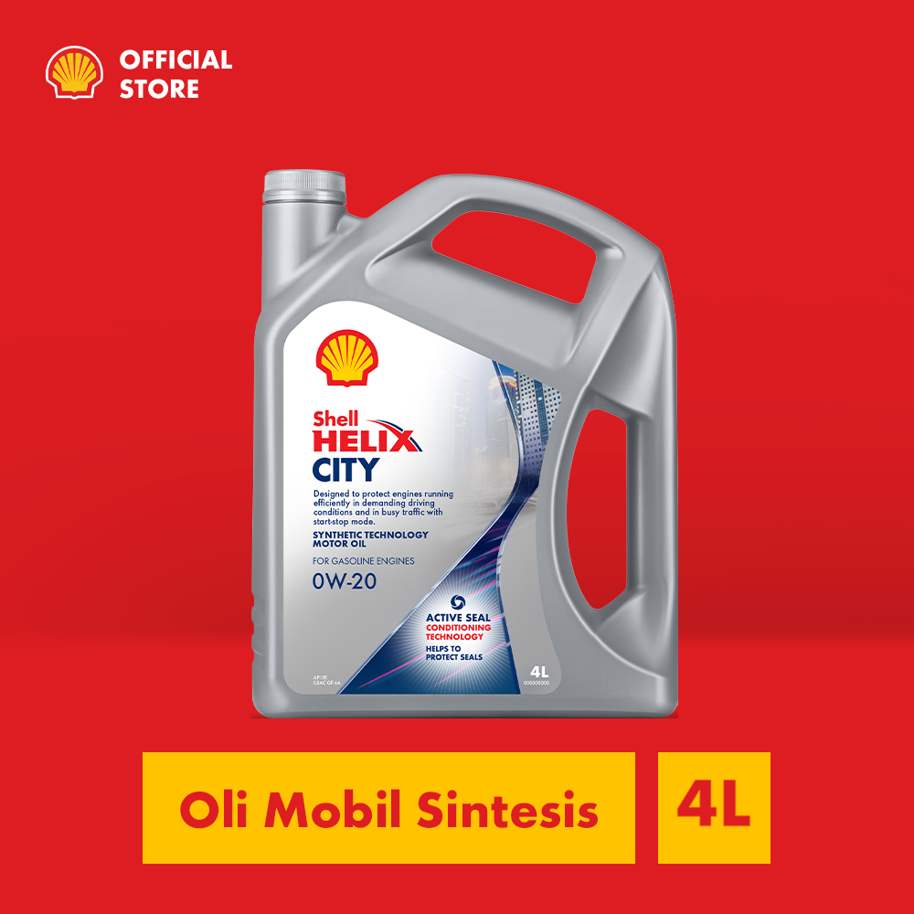 Shell Helix City Sp 0W-20 (4L) Car Oil Harga 439,309 rupiah*Gratis Ongkir
