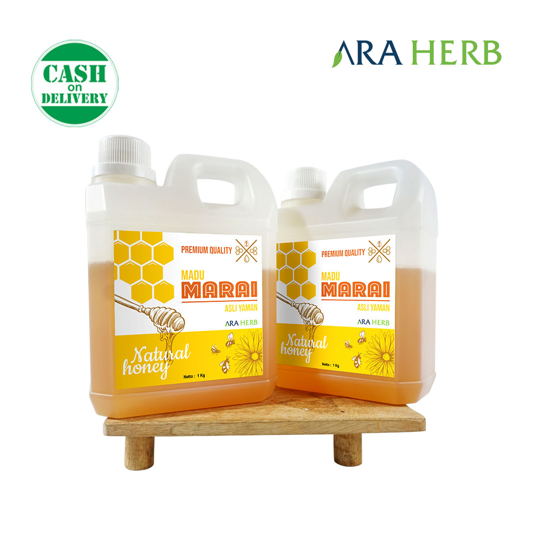 Madu Yaman Marai 1kg / Madu Herbal Asli Mara'i / Madu Murni Import ARA HERB