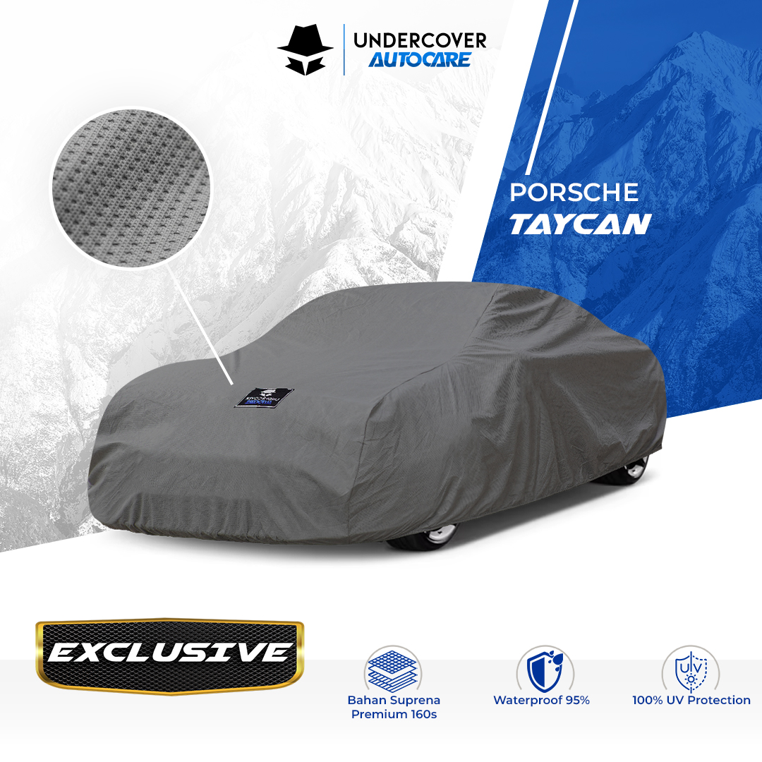 Undercover Autocare - Cover Mobil Porsche Taycan Exclusive Harga 1,246,000 rupiah*Gratis Ongkir