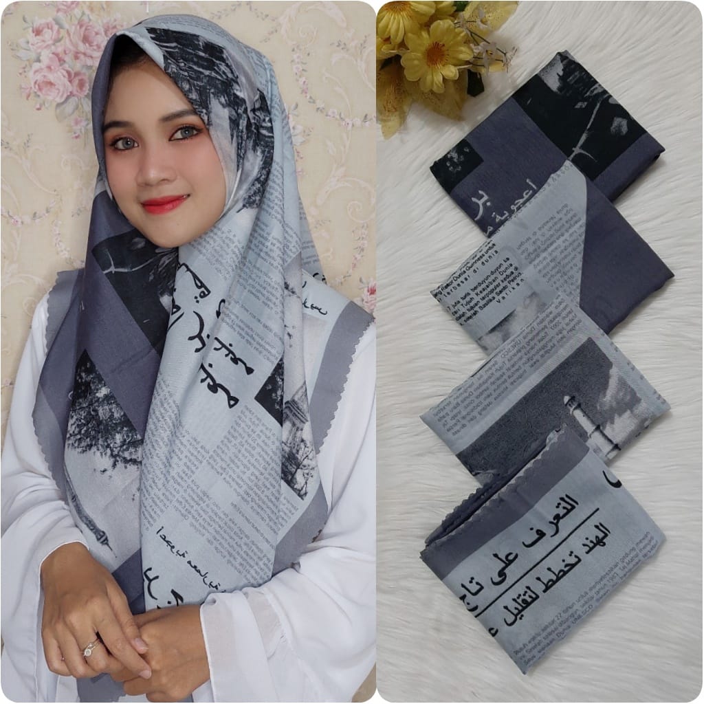 hijab motif koran arab