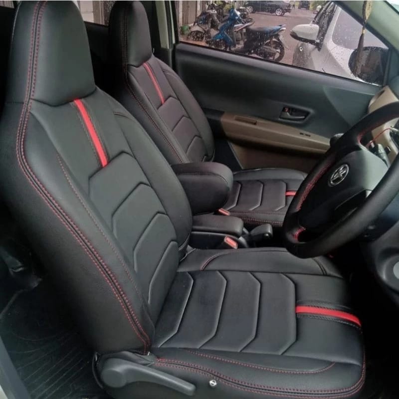 Sarung Jok Model Sporty Mobil Toyota Calya / Sigra - Oscar Harga 699,000 rupiah*Gratis Ongkir