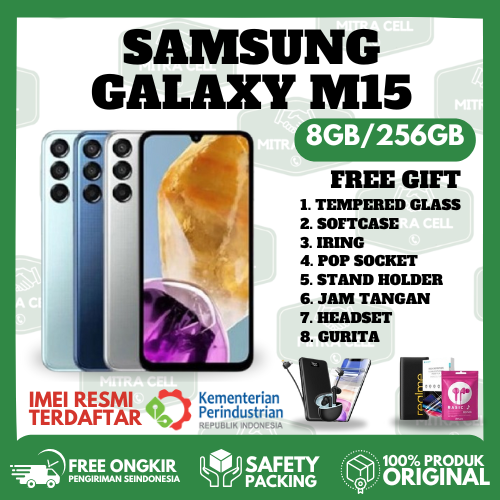 Samsung Galaxy M15 5G 6/128GB Harga 2,250,000 rupiah*Gratis Ongkir