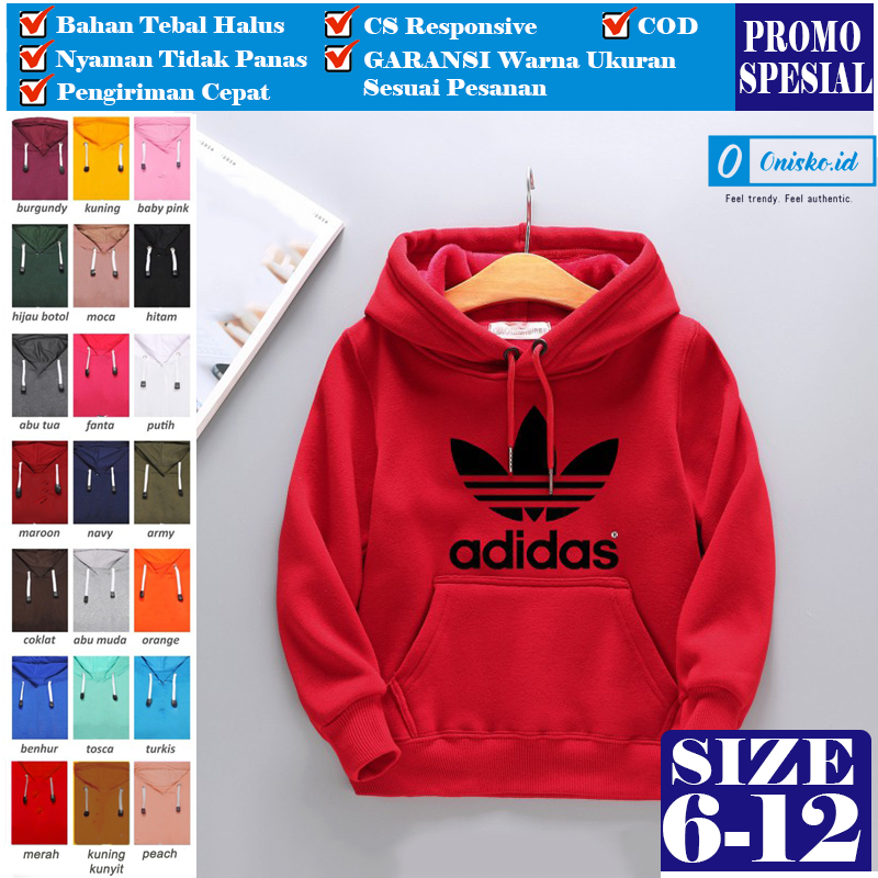 Ukuran best sale hoodie adidas