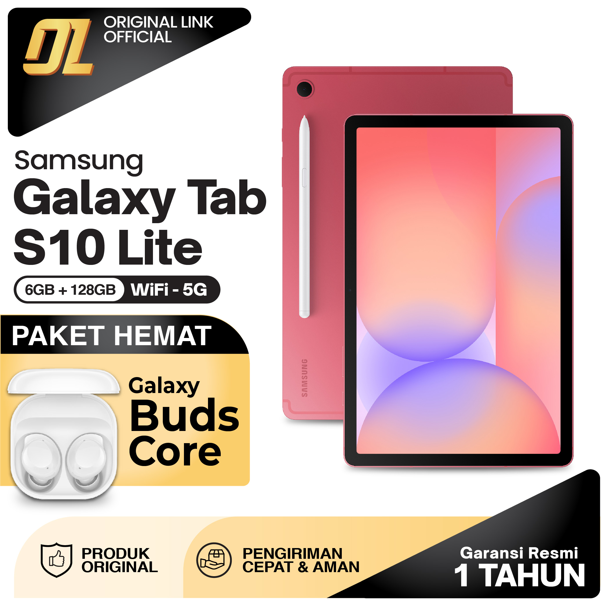 Samsung Galaxy Tab S10 Lite 5G Wifi 6/128GB Harga 4,999,000 rupiah*Gratis Ongkir
