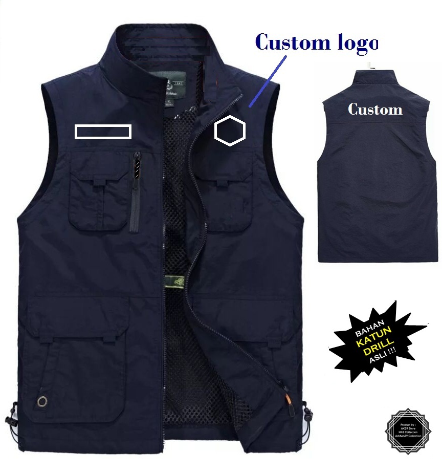 Rompi Pria Vest keren Lapangan Harga 150,000 rupiah*Gratis Ongkir