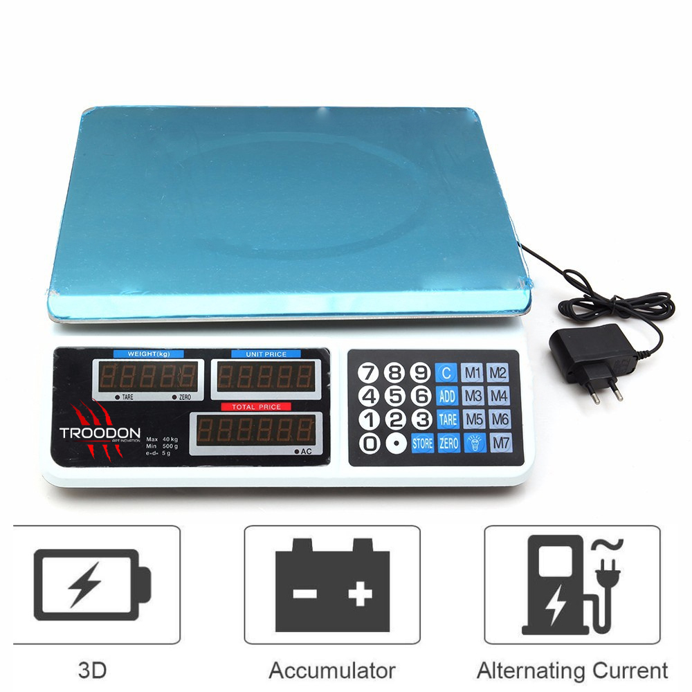 40kg double display digital computing scale Harga 178,000 rupiah*Gratis Ongkir