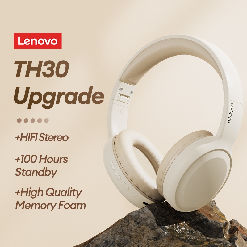Lenovo Thinkplus TH30 Headset Bluetooth V5.3 Wireless Bluetooth Headphone Bass Gaming Music tws Headse…