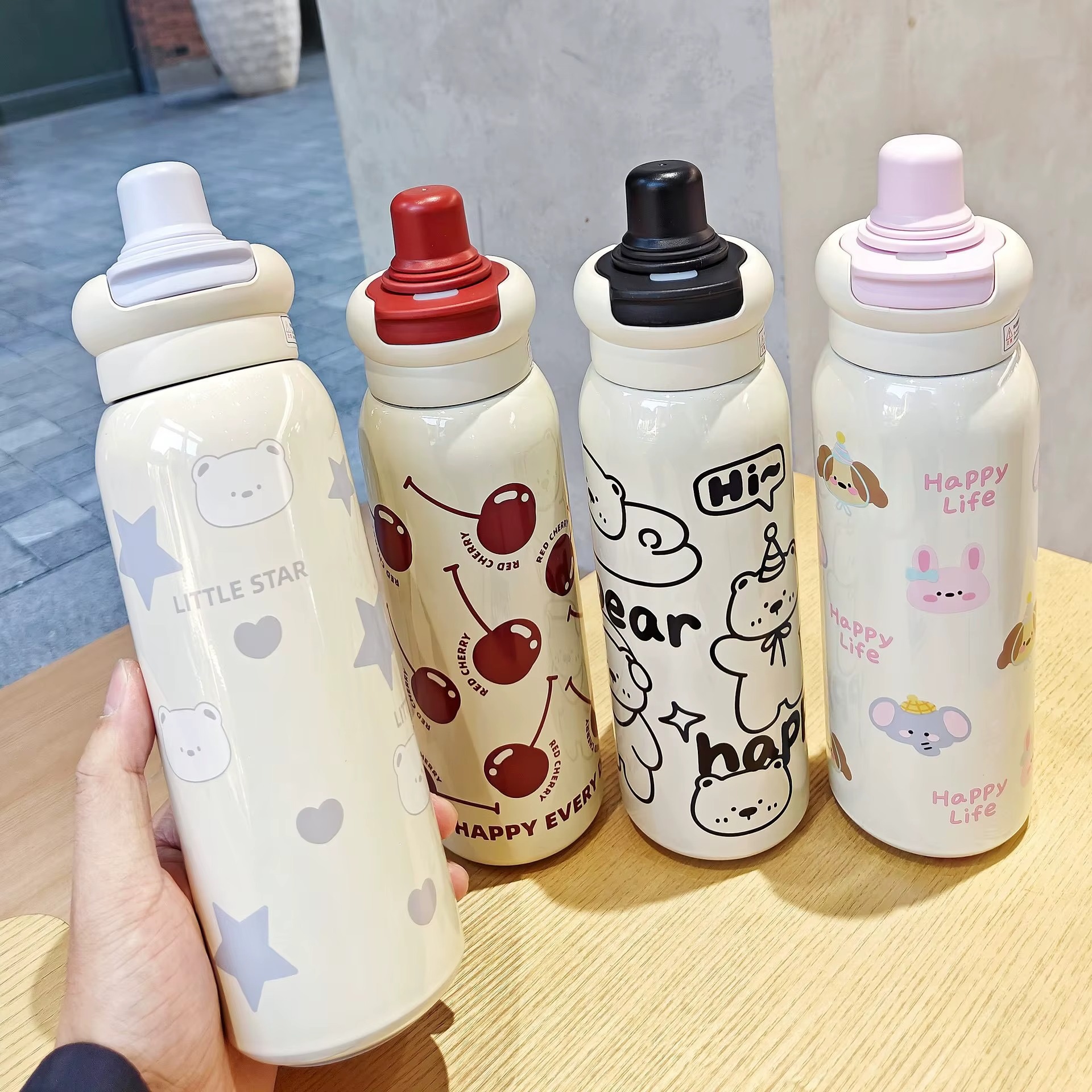 Tumbler Little Joy 620ml Stainless Sus 304 / Tumbler Cute Pets 620ml / Viral Tumbler Bottle