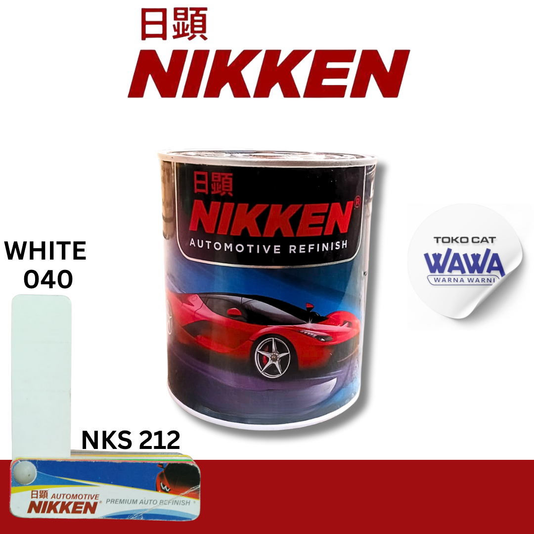 Duco Paint Nikken White 040 Nks212 1kg Toyota Super White Innova Corolla Altis Fortuner Harga 15,000 rupiah*Gratis Ongkir