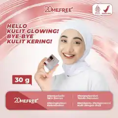 20Mefree Moisturizer Cream - Efektif Menjaga dan Tingkatkan Kelembaban Kulit, Mencerahkan Wajah, Memperlambat Tanda Penuaan Dini, dan Meregenerasi Kulit