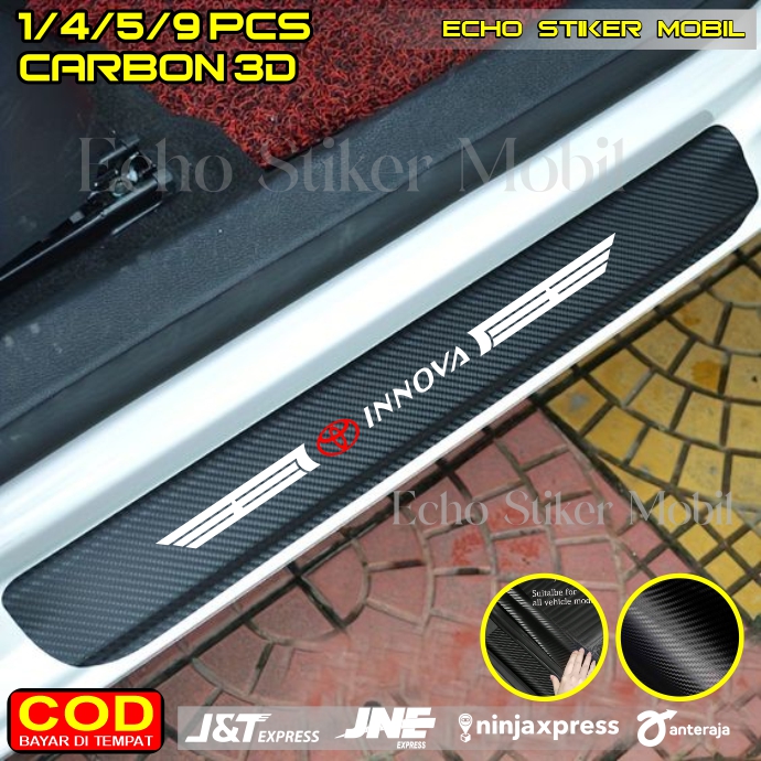 9pcs Sticker Pelindung Pinjakan kaki Pintu mobil Toyota Innova Universal Harga  25,000 Ringgit*Penghantaran Percuma