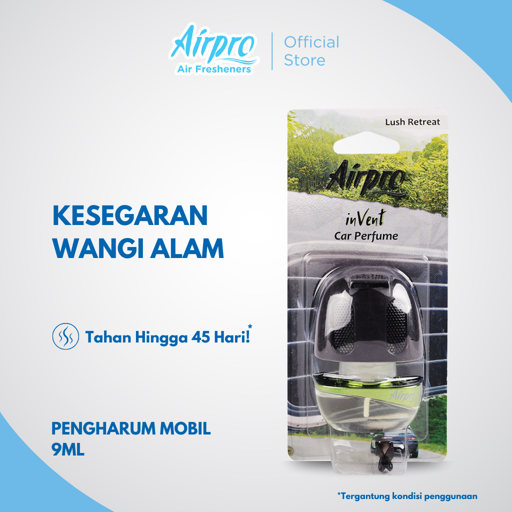 Airpro inVent Lush Retreat Parfum Mobil Klip Harga 44,955 rupiah*Gratis Ongkir