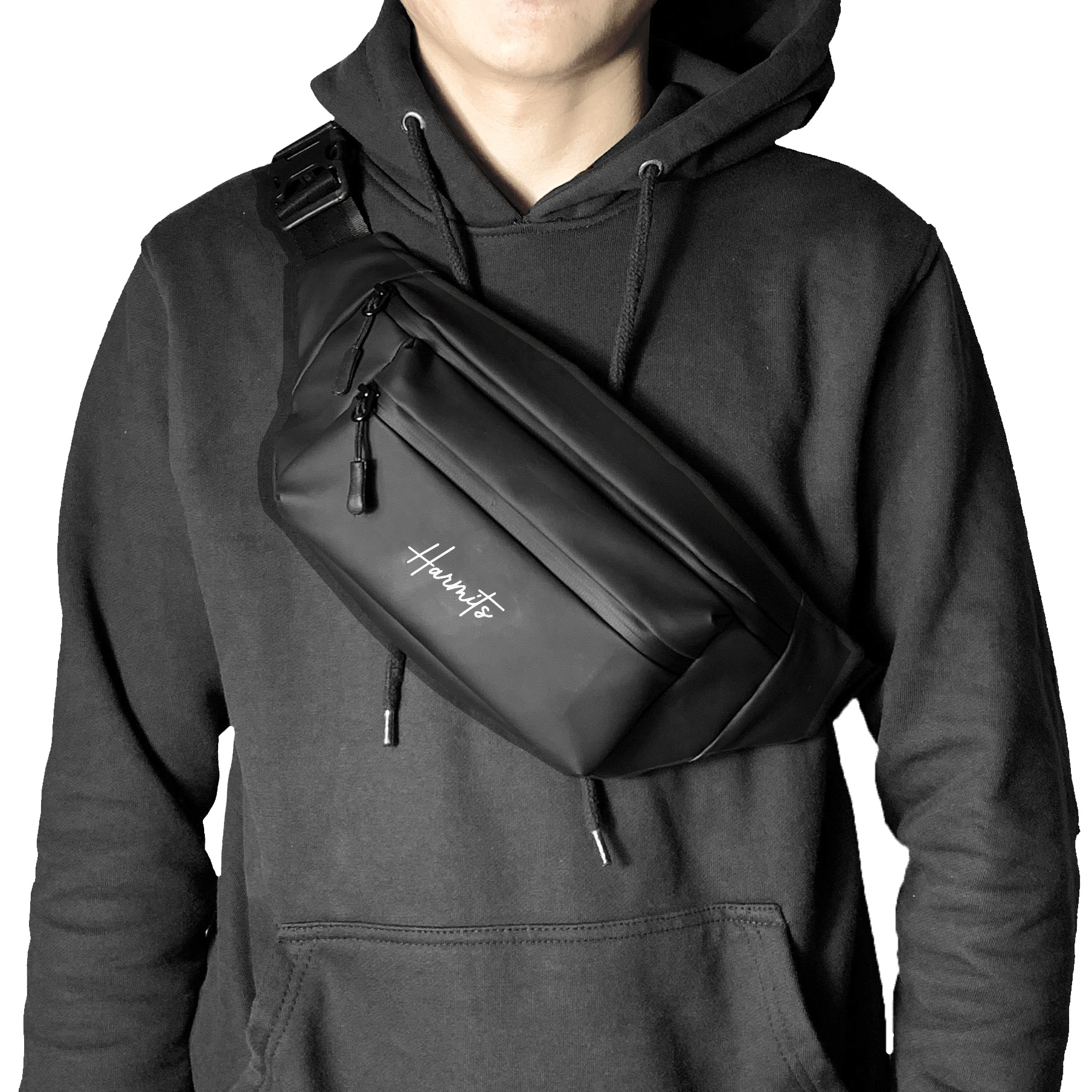 Tas Selempang Pria Waterproof Harmits Waistbag Anti Air Harga 139,999 rupiah*Gratis Ongkir
