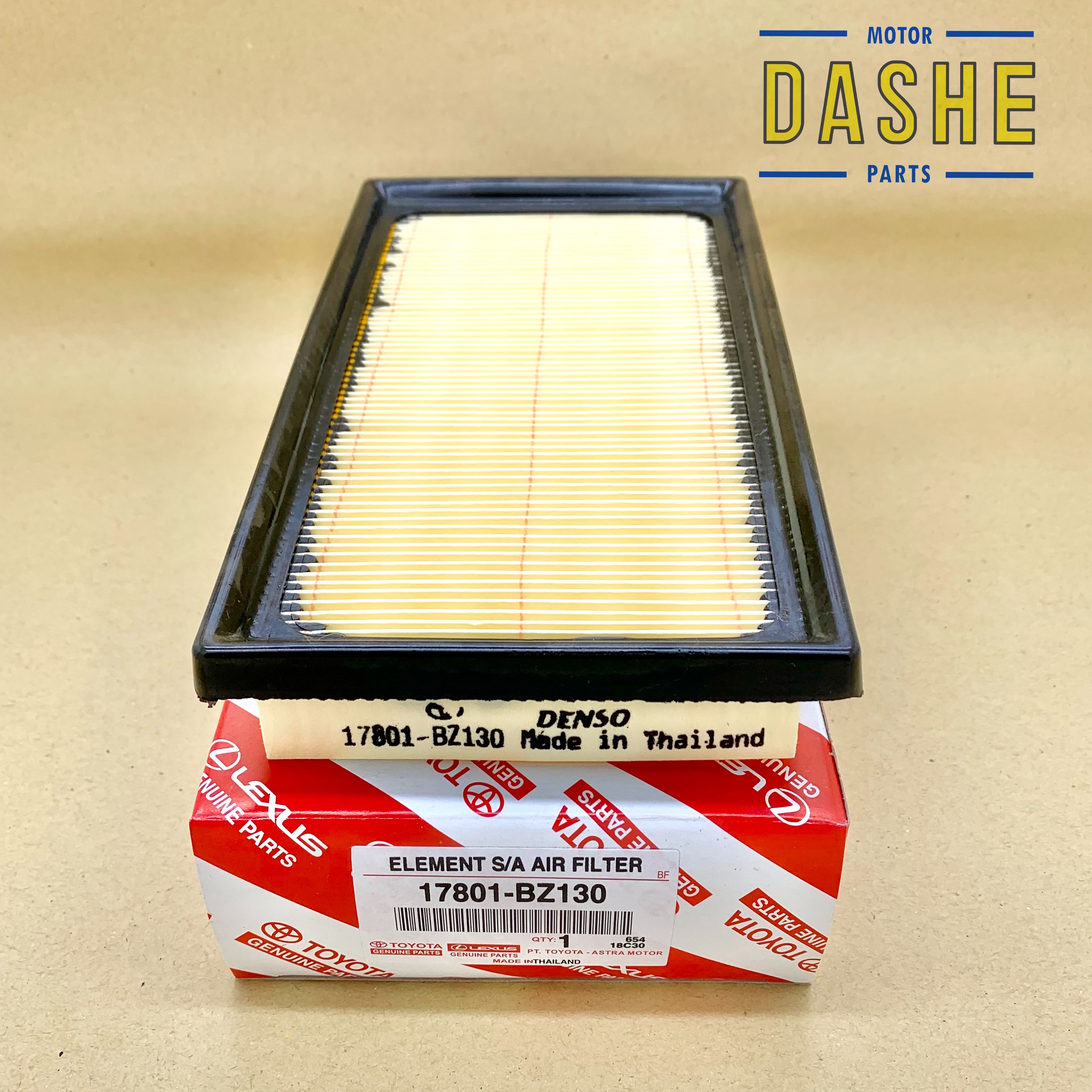 Toyota Agya / Daihatsu Ayla 1.2 1200cc 2017 Sd 2023 Air Filter Saringan Udara Mesin 17801-BZ130 Harga 59,000 rupiah*Gratis Ongkir