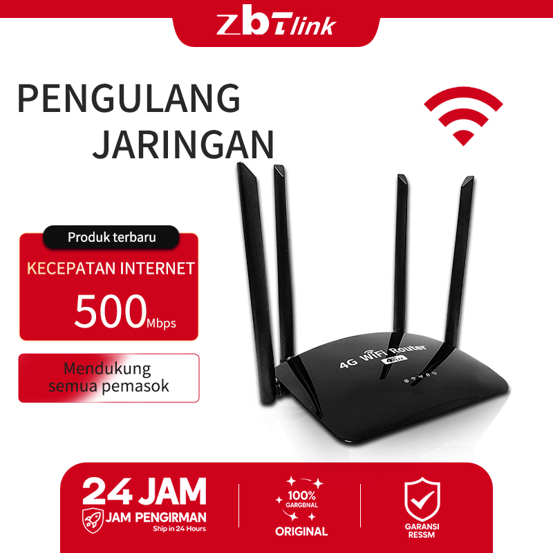Zbtlink 4g Wireless Router for the Entire Network, High-Speed and Stable Sim Card Modem Harga 360,000 rupiah*Gratis Ongkir