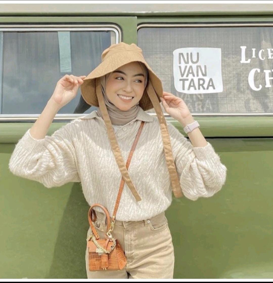 style hijab topi bucket