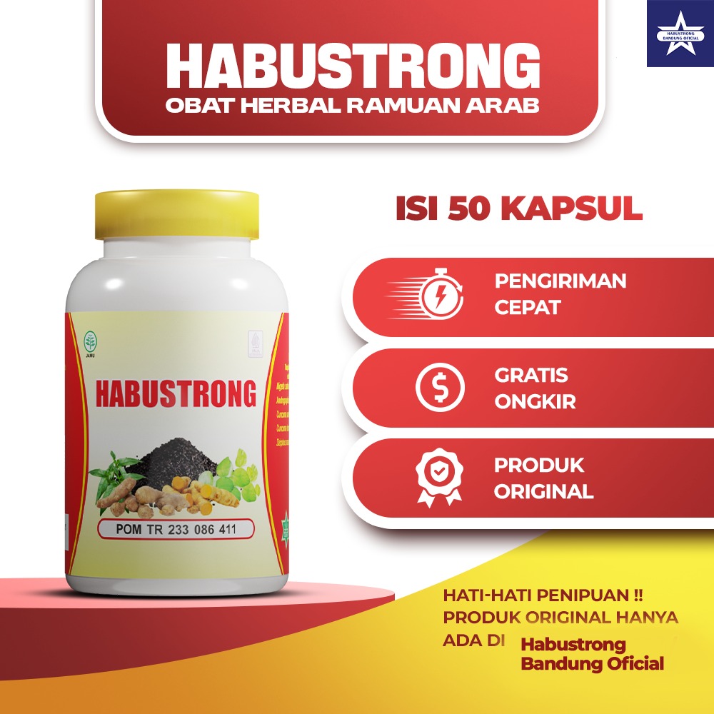 Habustrong Stara Tv Bandung - Arabic Herbal Medicine 50 Capsules