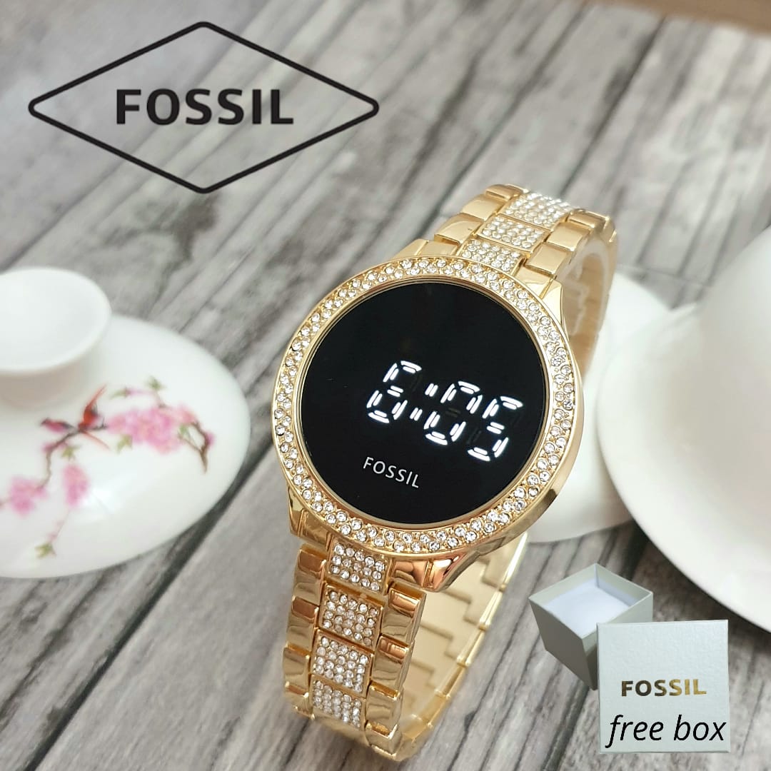 JAM TANGAN KASUAL WANITA JAM TANGAN KASUAL WANITA FOSSIL DIAMOND