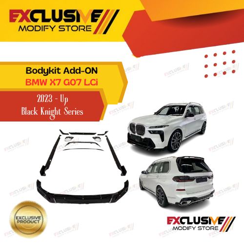 BMW X7 G07 LCI (2023-up) bodykit parts upgrade Black Knight series add-on pp installation Harga 30,000,000 rupiah*Gratis Ongkir