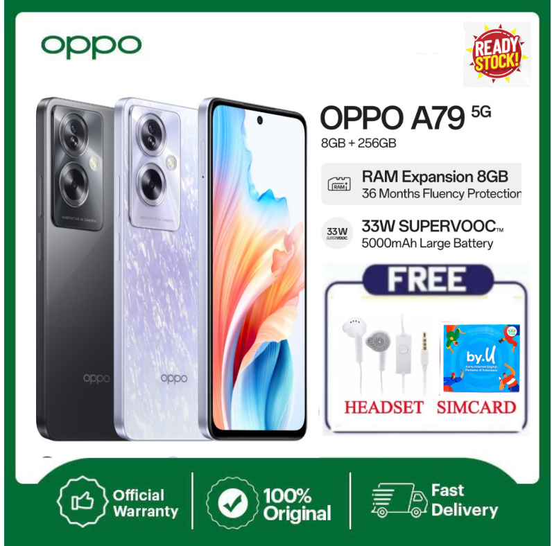 OPPO A79 5G NFC RAM 8/256 GB | OPPO A 79 5G RAM 8/256 GB - GARANSI Harga  2,250,000 Ringgit*Penghantaran Percuma