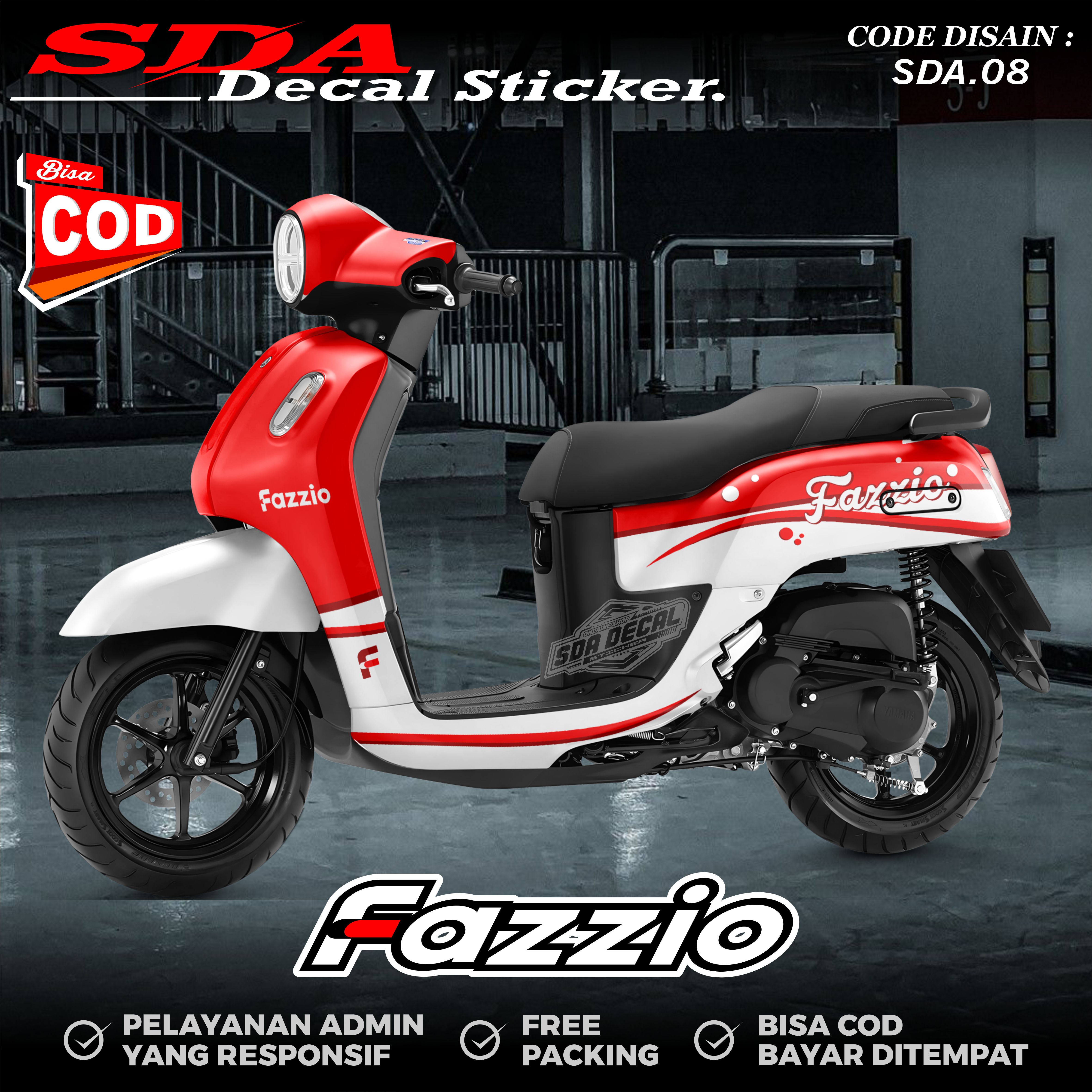 Fazzio Free Custom Name Decal Sticker / Fazzio Full Body Sticker Decal One Set Can Custom Name Sda.08 Harga 220,000 Ringgit*Penghantaran Percuma
