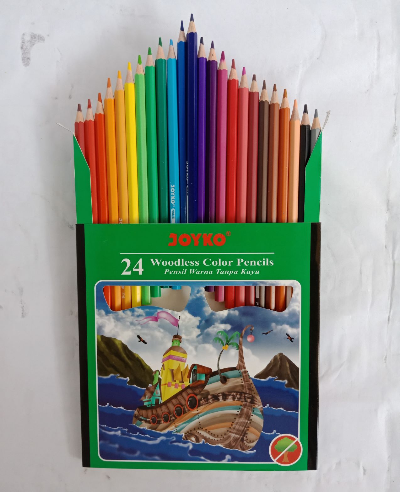 Pensil Warna Joyko 24 warna CP 104