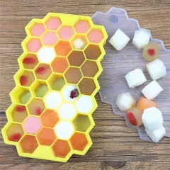 DE ROYALE - Cetakan Silikon MPASI Bayi Es Batu Honey Combs Silicone