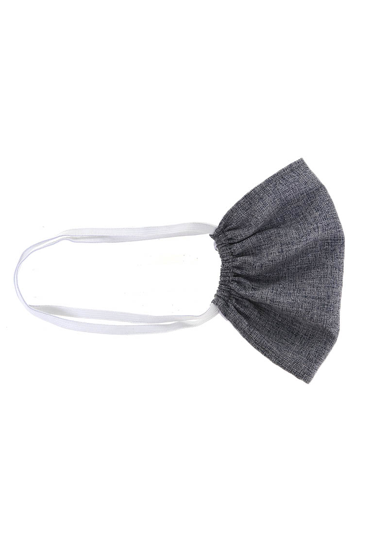 Hamlin Evelyn Masker Wanita 3 Ply Headloop Mask Breathable Washable Material Cotton ORIGINAL - Grey Harga 139,000 rupiah*Gratis Ongkir