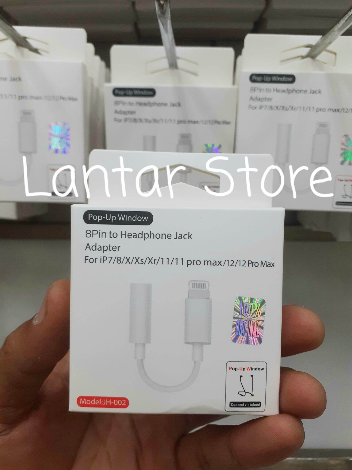 Kabel Lightning Iphone Sambungan Audio Headset Jack 3.5mm Iphone 7