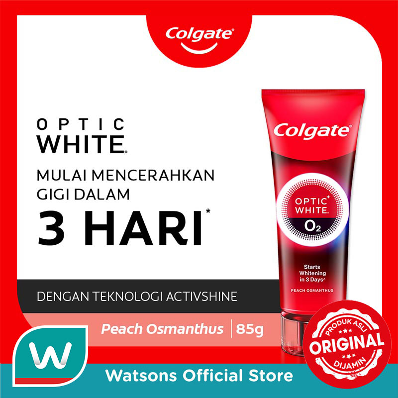 Colgate Pasta Gigi Optic White O2 Peach Osmanthus 85g