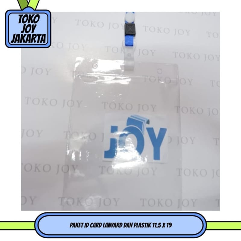 Cod Paket Id Card Lanyard Dan Plastik 11 5x19 Lazada Indonesia