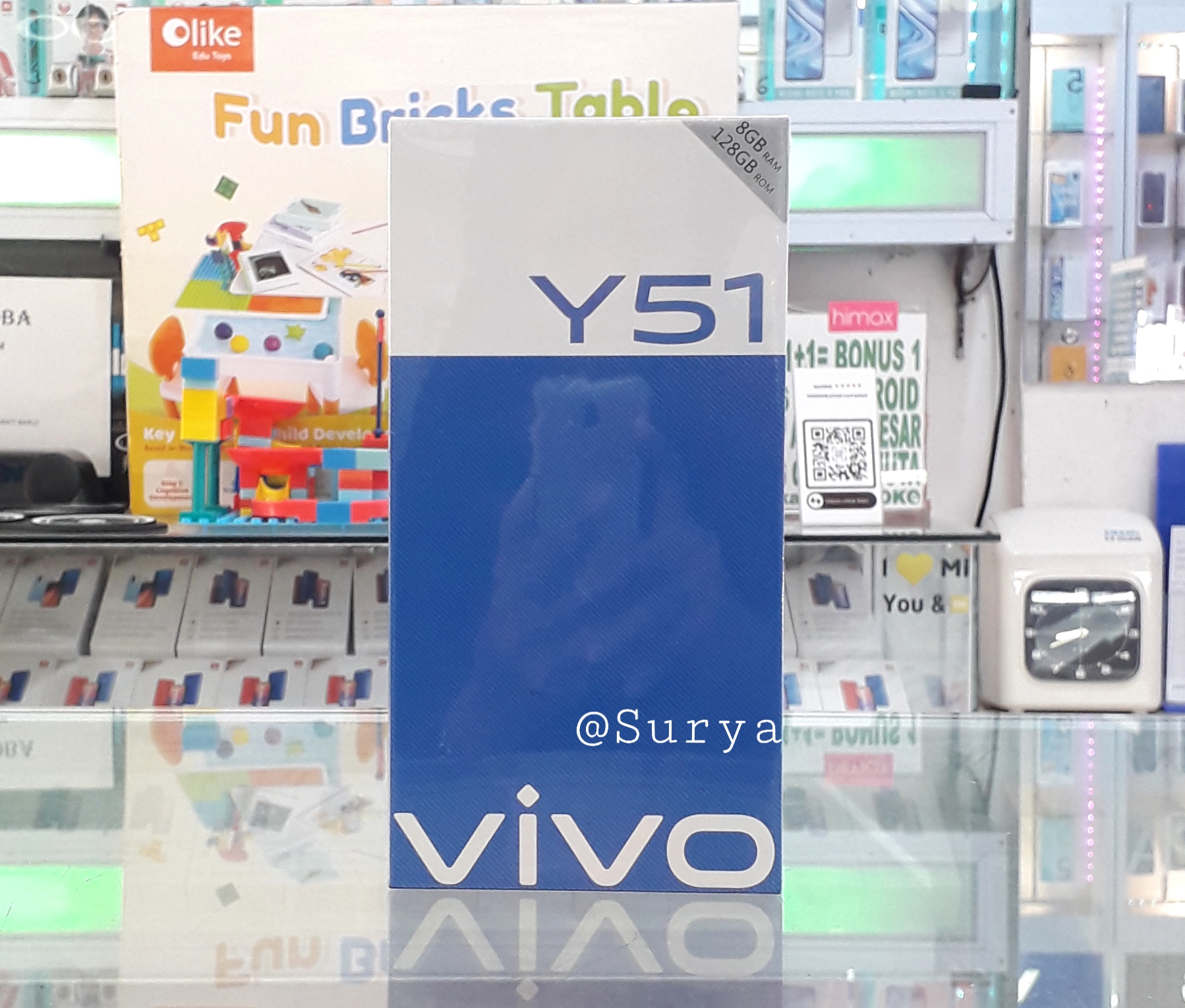 VIVO Y51 8 128GB MURAH GARANSI RESMI 1 TAHUN Harga  3,165,000 Ringgit*Penghantaran Percuma