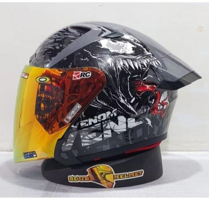 hekm ALV MOTIF TERBARU DRAGON EDISI VENOM 100% original Harga 525,000 rupiah*Gratis Ongkir