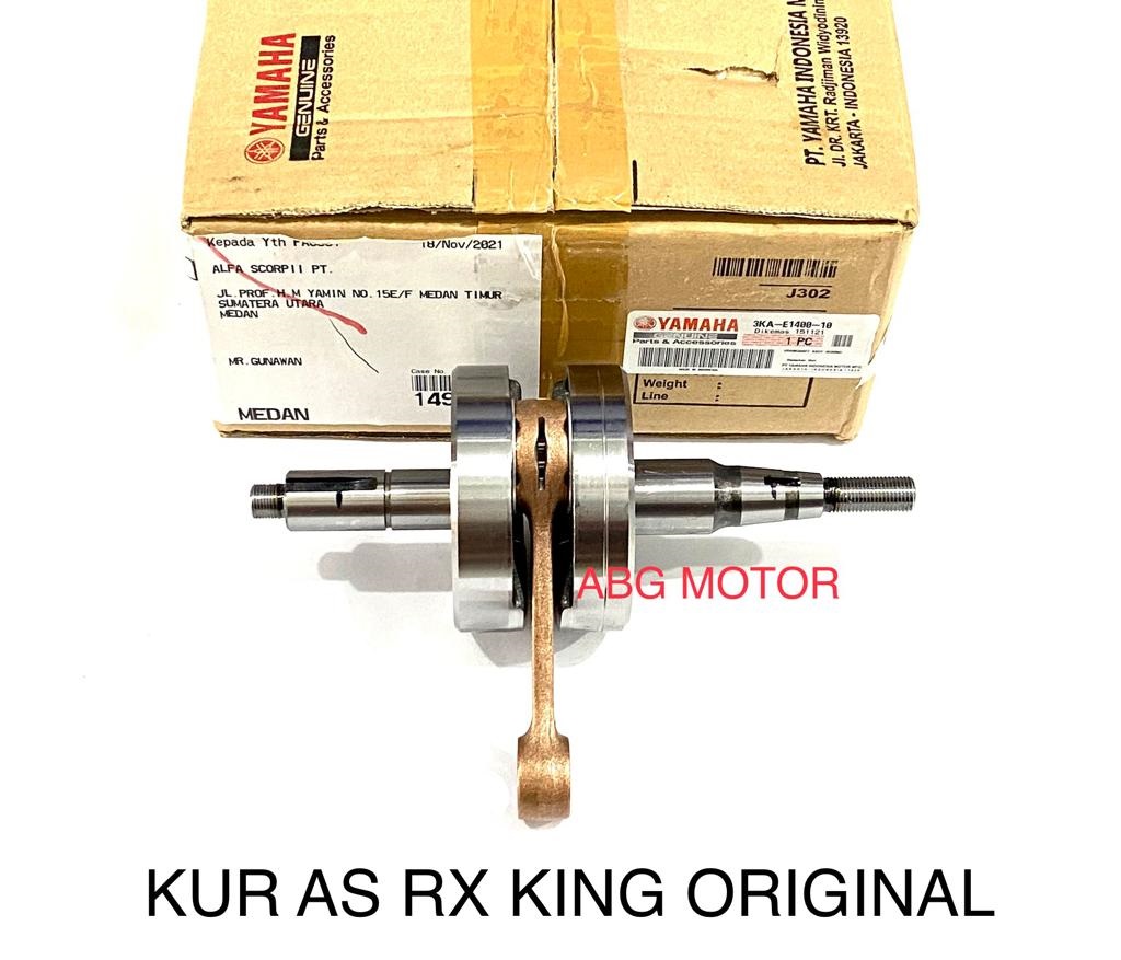 CRANK SHAFT KRUK KUR KOR AS ASSY KOMPLIT YAMAHA RX KING RXK ORIGINAL ASLI Harga 1,305,000 rupiah*Gratis Ongkir