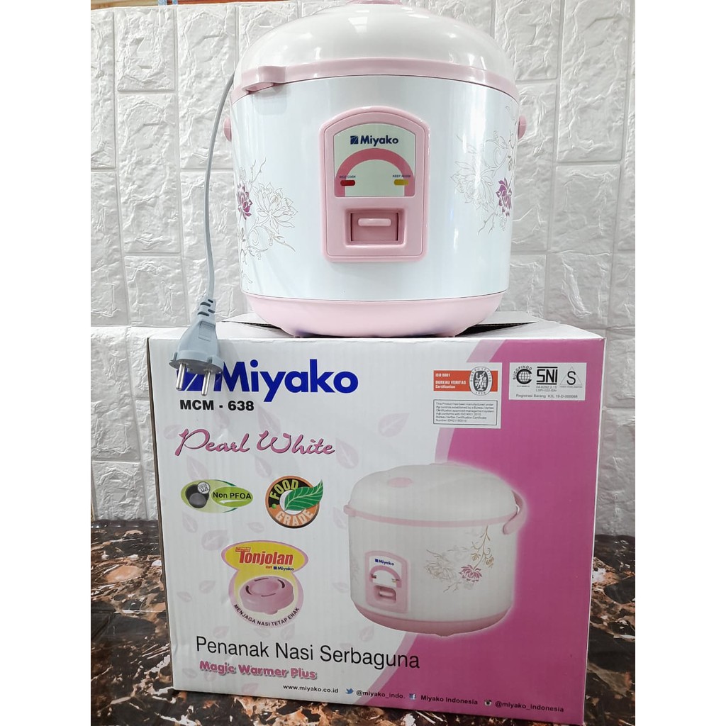 rice cooker miyako mcm 638