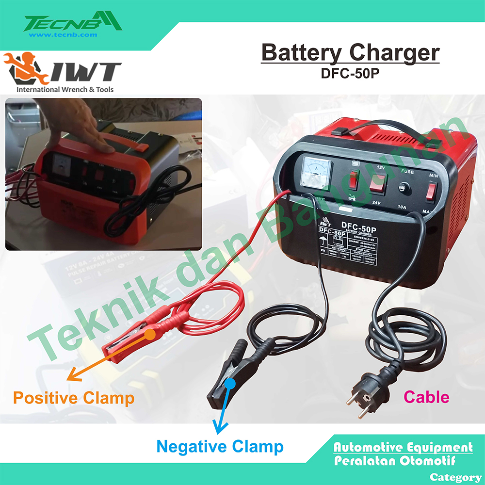 IWT Charger Baterai Kendaraan DFC-50P Harga 1,340,000 rupiah*Gratis Ongkir