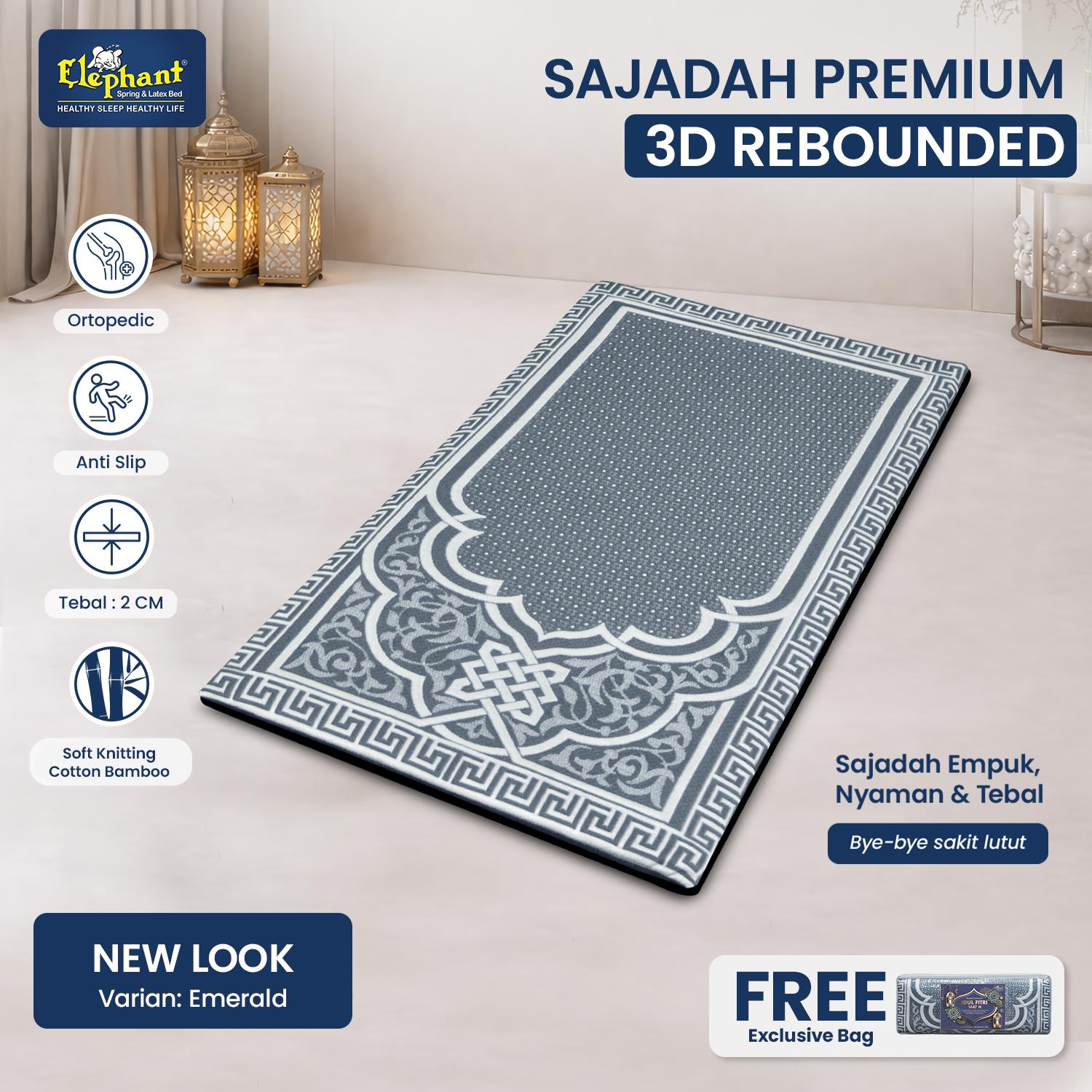 Elephant Premium 3D Rebounded Sajadah