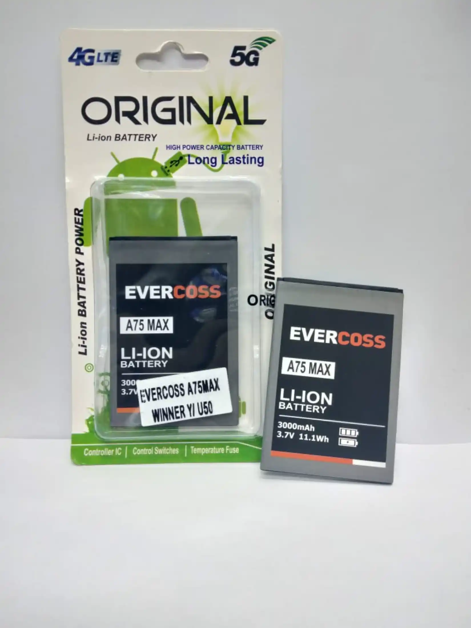 Baterai Batre Evercoss A75 Max Winner Y U50 Battery Ori Oem Lazada Indonesia