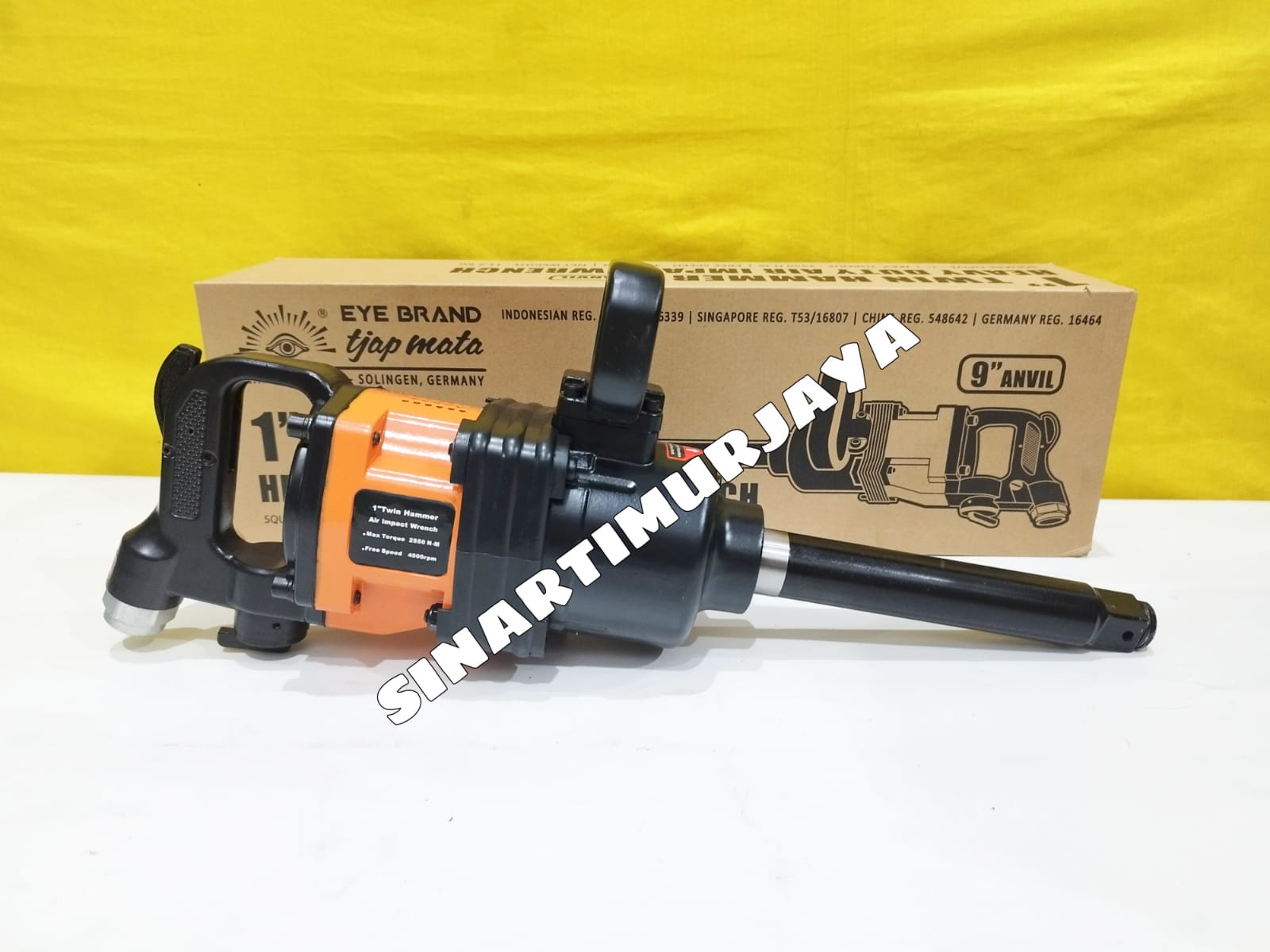 Air Impact Wrench 1" Tjap Mata Germany Impact Twin Hammer Heavy Duty Harga 5,310,000 rupiah*Gratis Ongkir