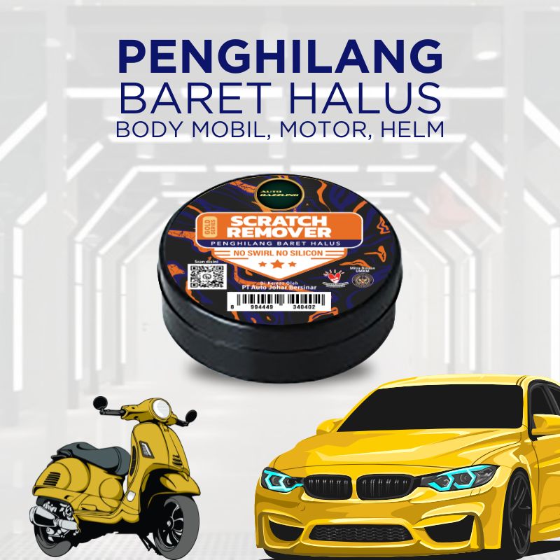 Auto Dazzling Penghilang Baret Mobil Motor Scratch Remover Helm Goresan Halus Perawatan Kendaraan Harga 59,400 rupiah*Gratis Ongkir