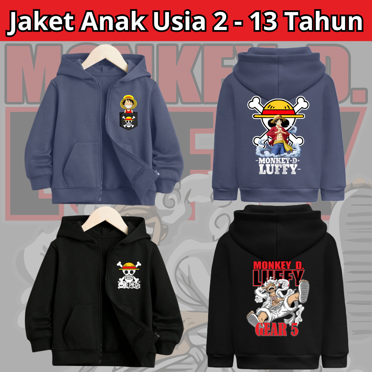 One Piece Jacket Jual One Piece Jacket Terbaru Indonesia Jaket