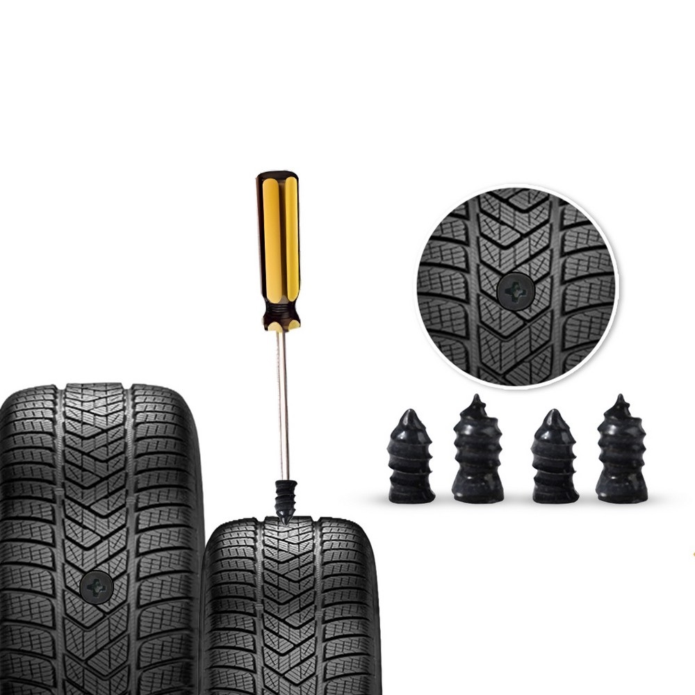 Satu Keluarga Skrup Paku Karet Tambal Ban Tubeless C1078 Patch Bolt Sekrup Penambal Ban Bocor Harga 2,595 rupiah*Gratis Ongkir